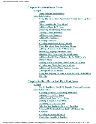 Visual basic blackbook 1998 | PDF