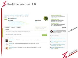 SocialWeb Realtime Internet  1.0 #railservice 