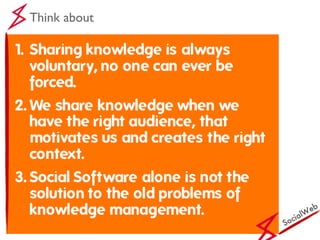 SocialWeb Think about 