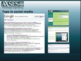 . .  Knowledge engineering Tops in social media 