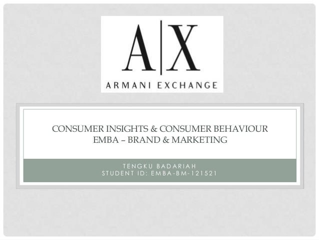 armani exchange brand
