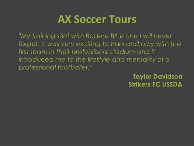 Ax Soccer Tours Ax Soccer Tours