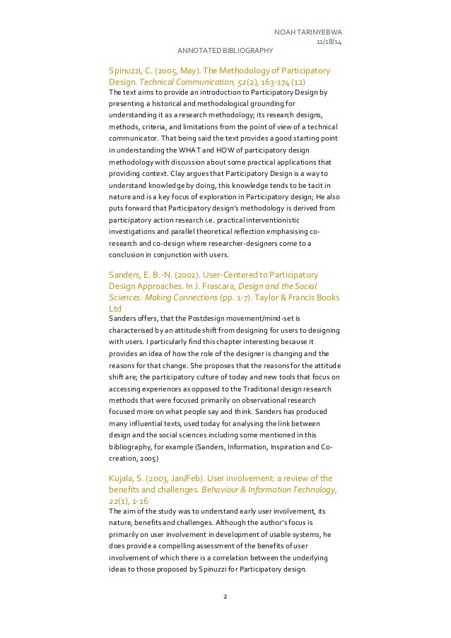 What is an annotated bib image