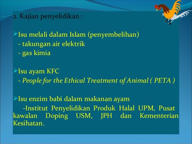 FIQH HALAL HARAM ( AYAM ORGANIK )