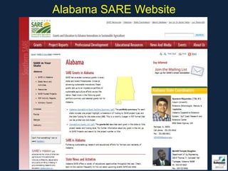 Alabama SARE Website
 