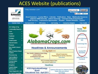 ACES Website (publications)
 