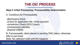 Ird Check Image Processable Ayar law -IRS offer in Compromise | PPTX