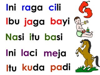 I ni ra ga ci li I bu ja ga ba yi Na si i tu ba si I ni la ci me ja I tu ku da pa di 