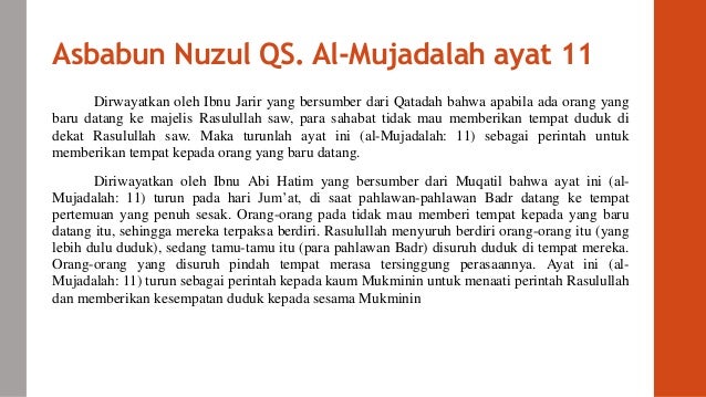 Surah Al Mujadalah Ayat 11 Dan Terjemahan Nasi Surah Al Mujadalah Ayat 11 Dan Terjemahan Nasi
