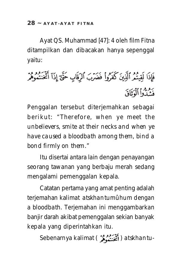 Ayat Ayat Fitna