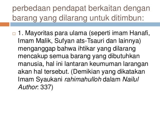 Ayat dan hadits tentang mekanisme pasar