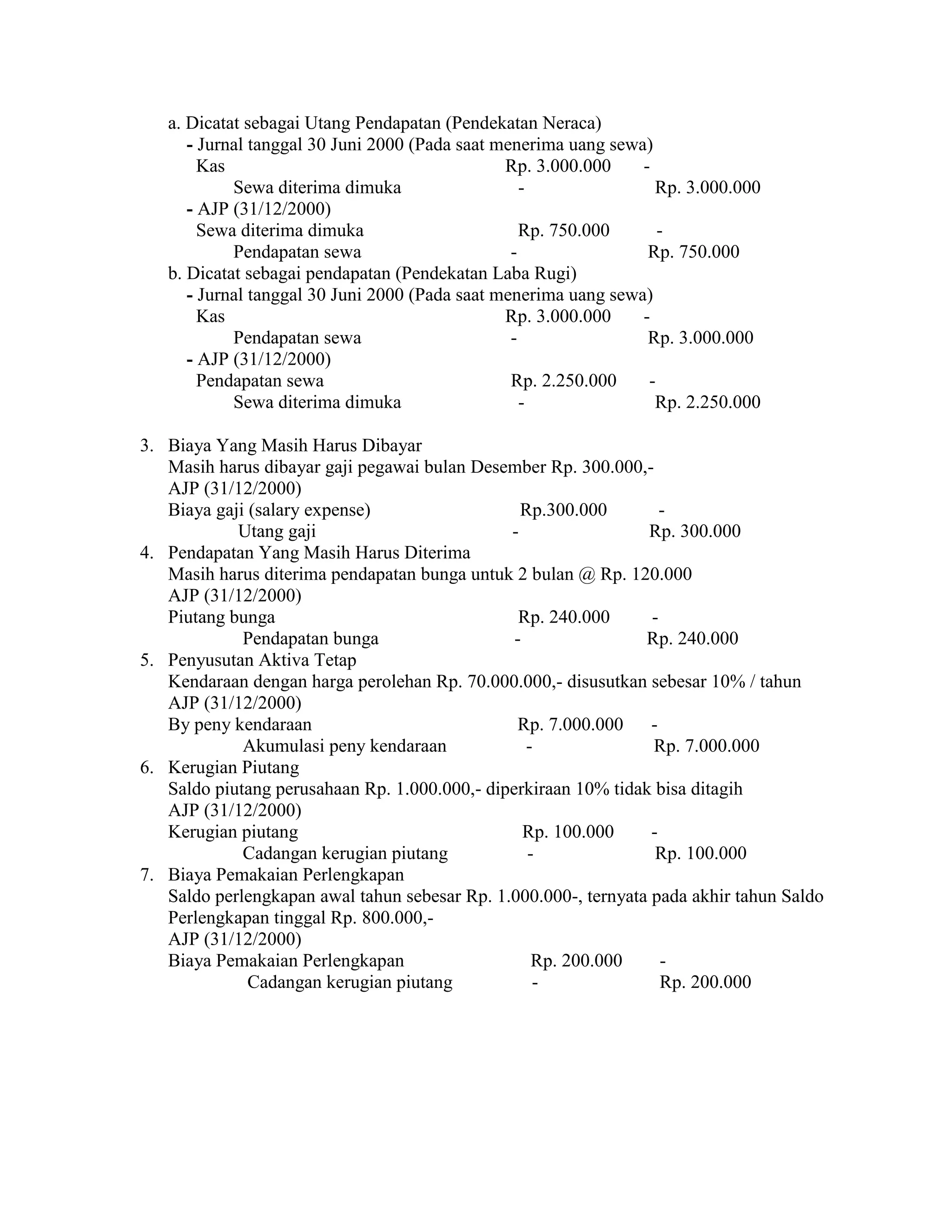 Ayat jurnal penyesuaian | DOCX