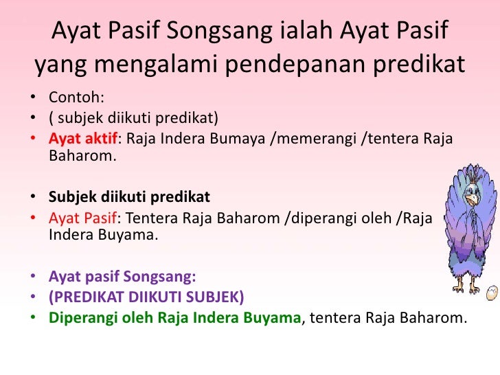 AYAT PASIF SONGSANG