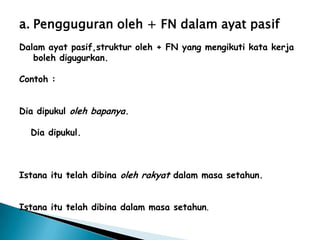 Contoh Ayat Kata Kerja Objektif Tunggal