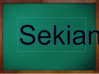Sekian
 