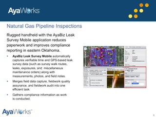 8
Natural Gas Pipeline Inspections
 