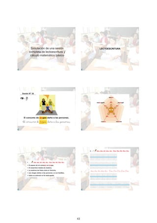 Simulación	de	una	sesión	           LECTOESCRITURA
completa	de	lectoescritura	y	
 cálculo	matemático	básico




                                                      21

                                43
 