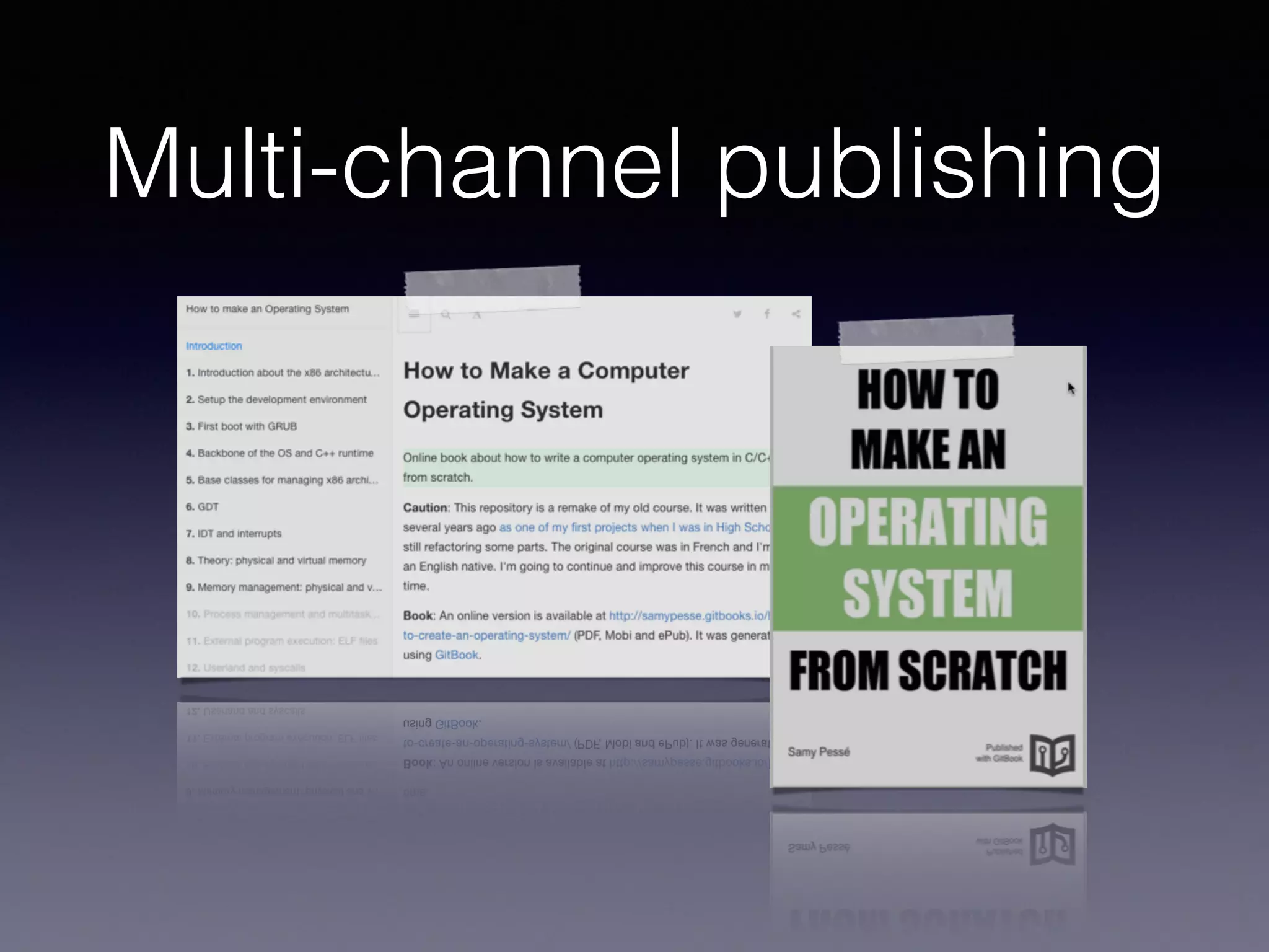 Multi-channel publishing
 