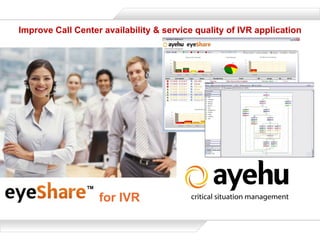 Improve Call Center availability & service quality of IVR application for IVR ™ 