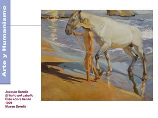 Joaquín Sorolla
El baño del caballo
Óleo sobre lienzo
1909
Museo Sorolla
 
