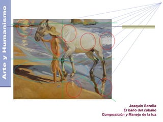 Joaquín Sorolla
El baño del caballo
Composición y Manejo de la luz
 