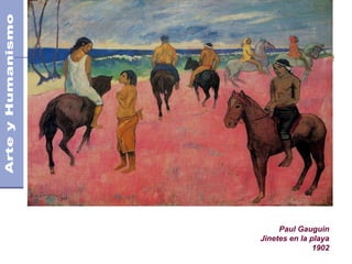 Paul Gauguin
Jinetes en la playa
1902
 
