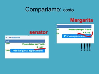 Compariamo: costo
senator
Margarita
!!!!
 