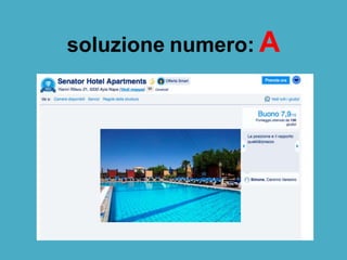 soluzione numero: A
 