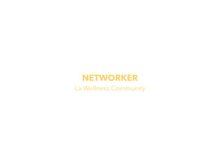 NETWORKER
La Wellness Community
 