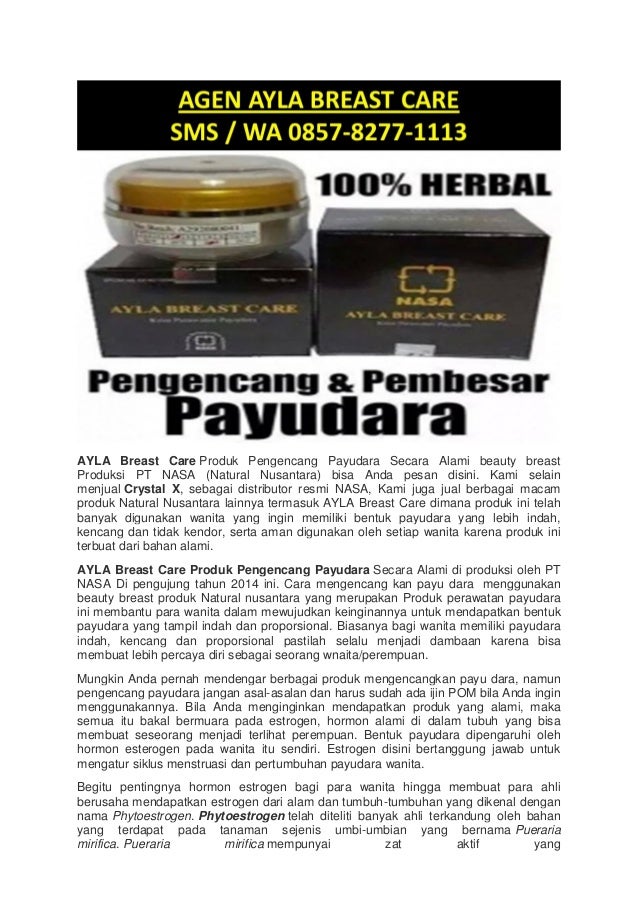 0857-8277-1113 (SMS/WA), Ayla Breast Cream