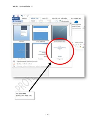 PROYECTO INTEGRADOR TIC
- 39 -
 