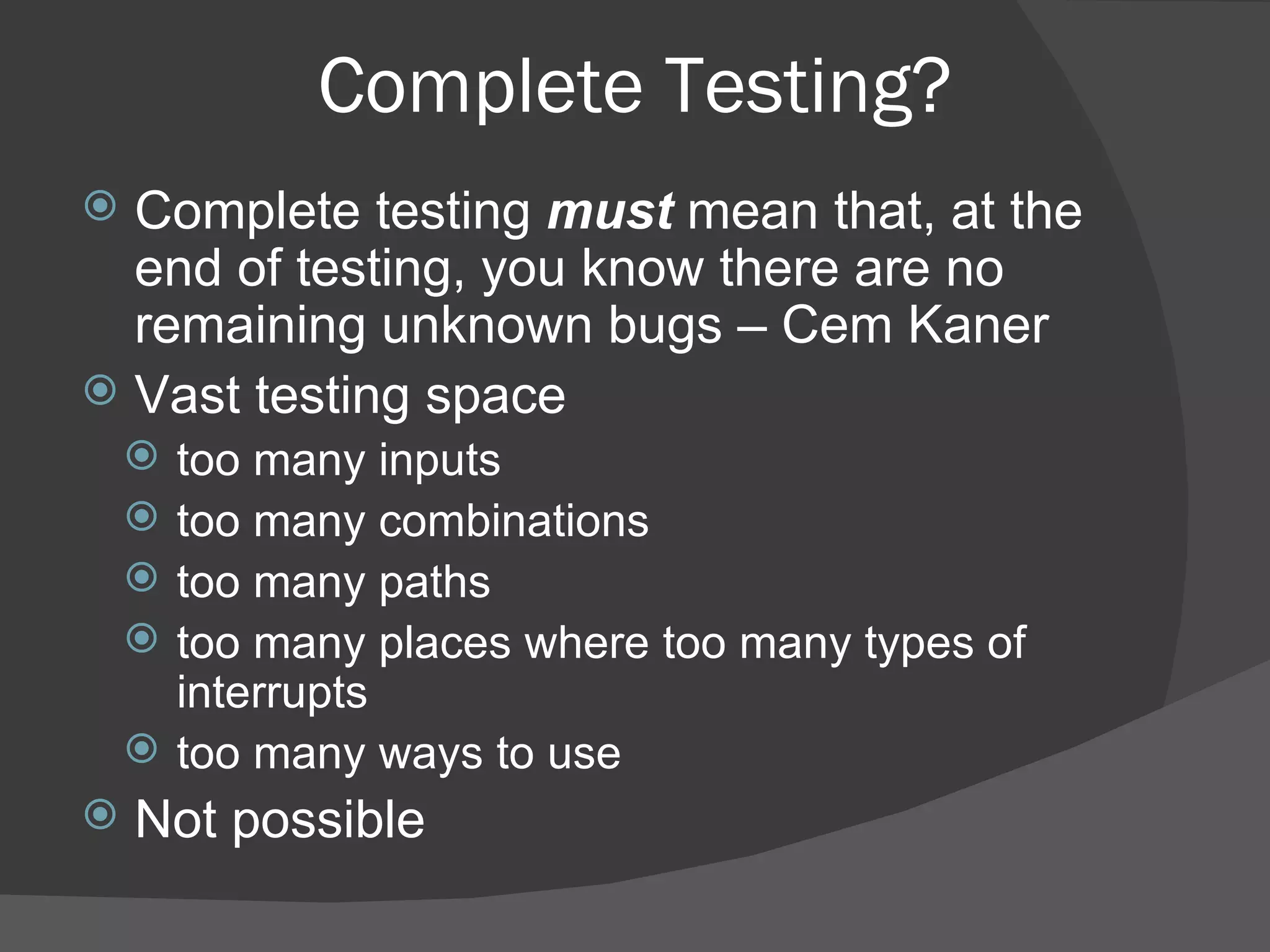 Ayman When To Stop Testing PPT ayman-when-to-stop-testing-ppt