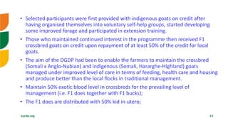 Genetic improvement of small ruminants in Ethiopia have failed and need re-think