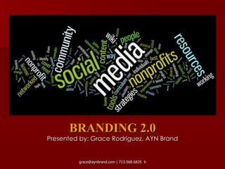 BRANDING 2.0 Presented by: Grace Rodriguez, AYN Brand 