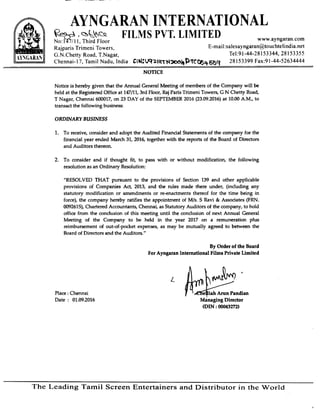 AIFPL Directors Report