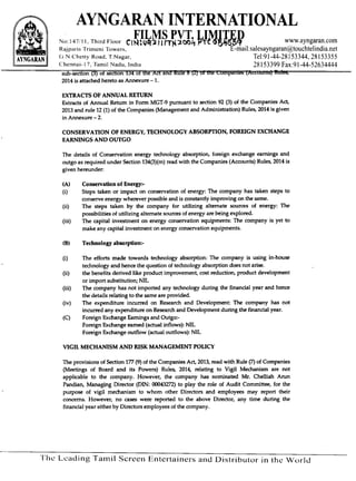 AIFPL Directors Report