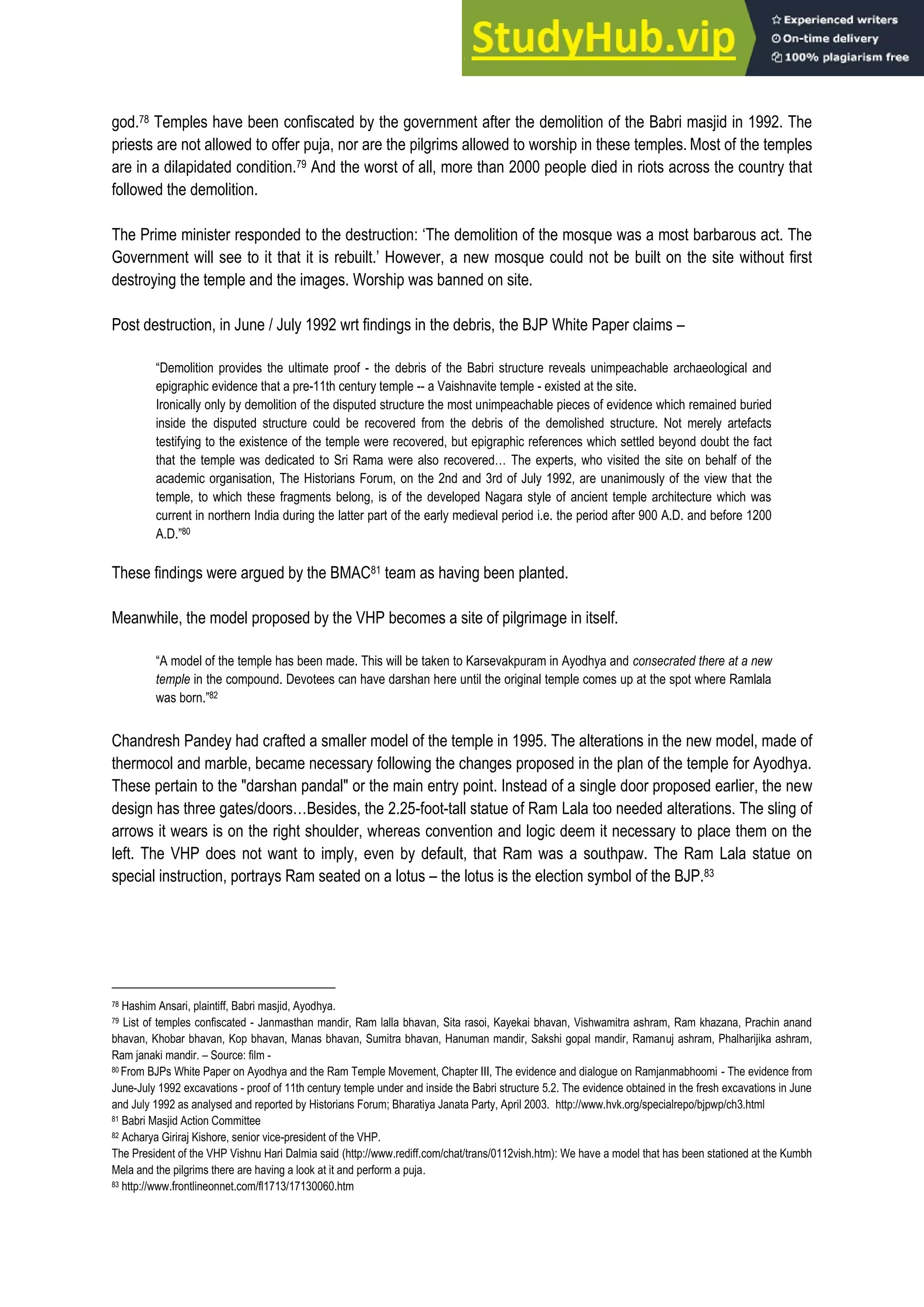 Ayodhya's history and its significance.