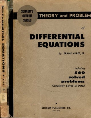 Ayres differential equations