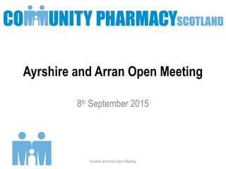 Ayrshire and Arran Open Meeting
8th
September 2015
Ayrshire and Arran Open Meeting
 