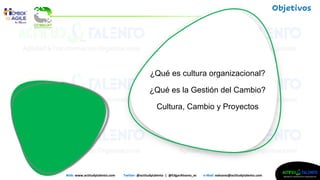 Proyectos, Gestión del Cambio y Cultura Organizacional | PDF