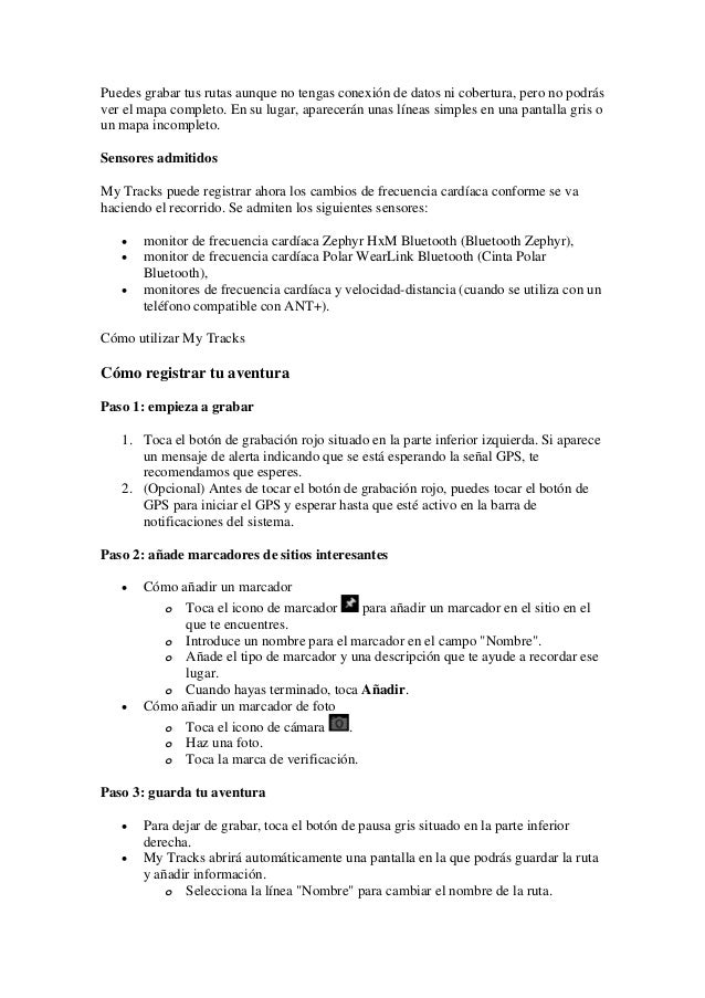 google mytracks