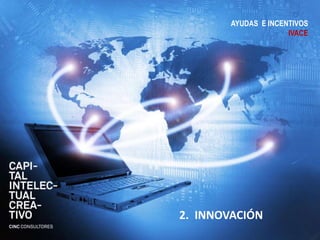 2. INNOVACIÓN
AYUDAS E INCENTIVOS
IVACE
 