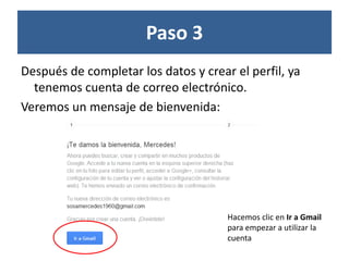 Crear un correo en Gmail | PPTX