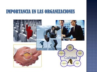 IMPORTANCIA EN LAS ORGANIZACIONES