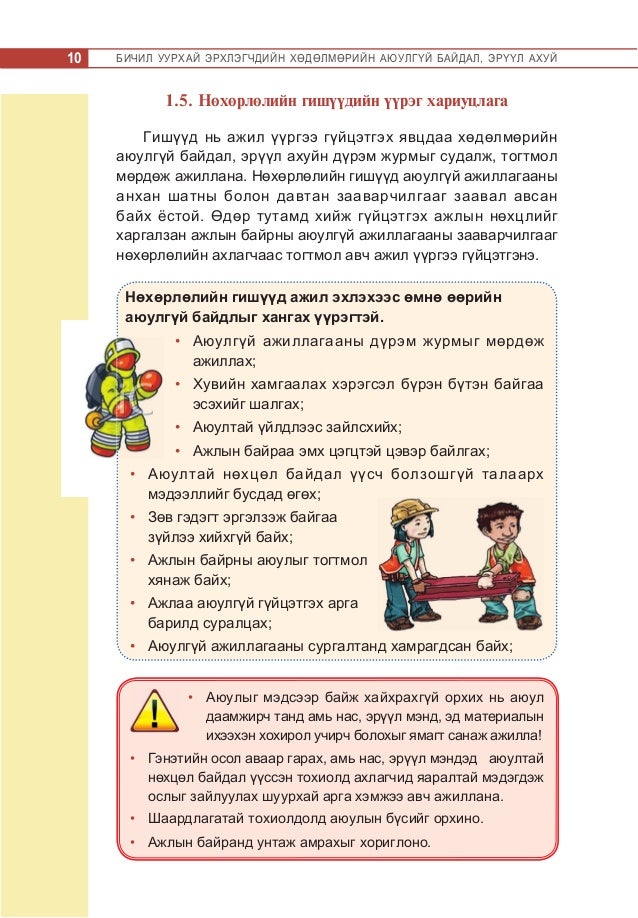 Бичил уурхай эрхлэгчдийн хөдөлмөрийн аюулгүй байдал, эрүүл ахуй