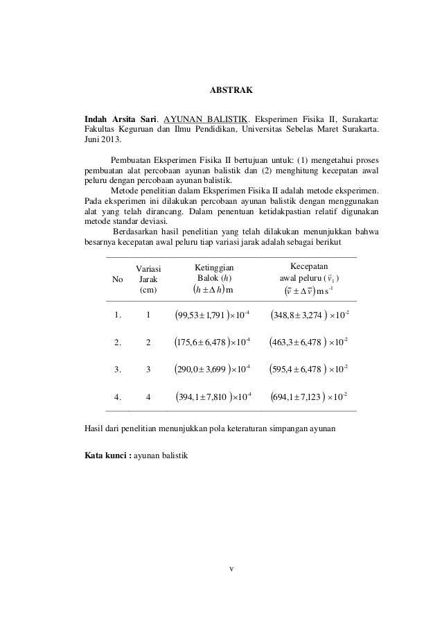 Contoh Makalah Fisika Tentang Impuls Dan Momentum