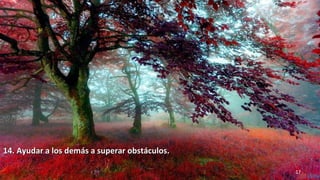 www.vitanoblepowerpoints.net 17
14. Ayudar a los demás a superar obstáculos.14. Ayudar a los demás a superar obstáculos.
 