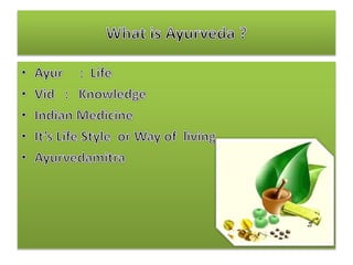 Ayurveda For Wellness,  Fitness, Cure and Way of life . " Ayurvedamitra Wellness Programme With Lifestyle Management .   "