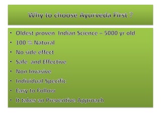 Ayurveda For Wellness,  Fitness, Cure and Way of life . " Ayurvedamitra Wellness Programme With Lifestyle Management .   "