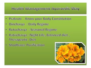 Ayurveda For Wellness,  Fitness, Cure and Way of life . " Ayurvedamitra Wellness Programme With Lifestyle Management .   "